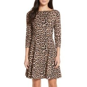 Kate Spade Leopard Print Ponte Dress